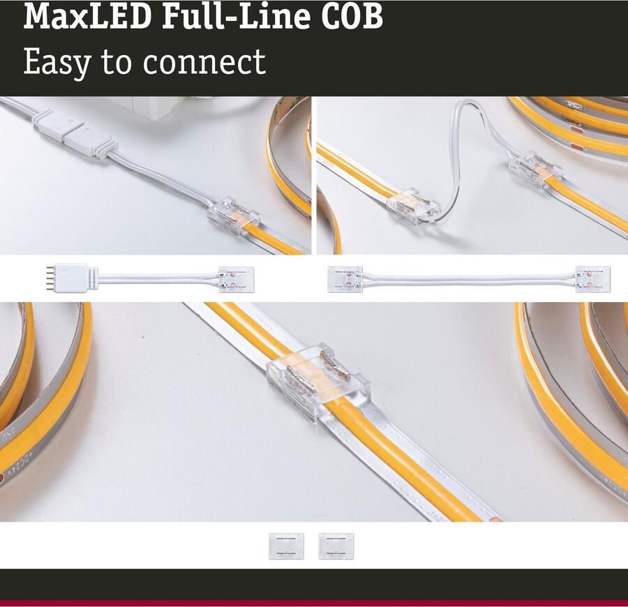 Paulmann Led-strepen MaxLED 1000 Connector Set Full-Line COB 2-pack 133m (1 stuk) - Foto 2