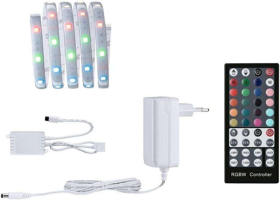 Paulmann Led-strepen MaxLED 250 Basisset 1 5m 10W 230 24V 24VA zilverkleur kunststof (1 stuk) - Foto 5