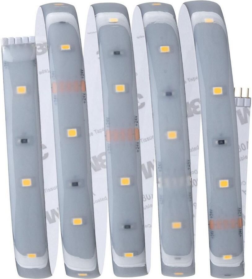 Paulmann Led-strepen MaxLED 250 Basisset 1 5m 2700K 6W 230 24V 24VA zilverkleur kunststof (1 stuk)