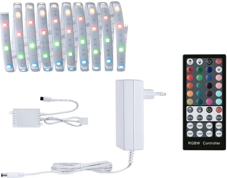 Paulmann Led-strepen MaxLED 250 Basisset 3m 20W 230 24V 36VA zilverkleur kunststof (1 stuk) - Foto 6