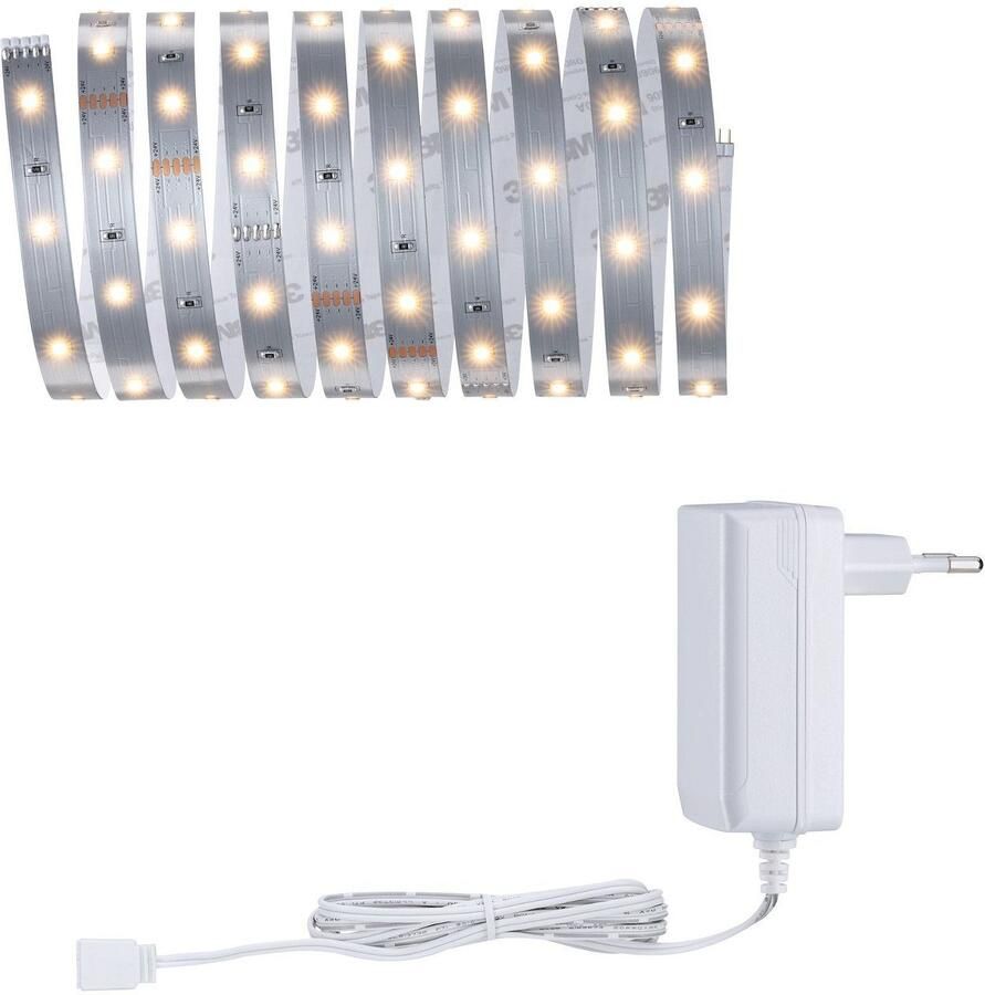 Paulmann Led-strepen MaxLED 250 Basisset 3m IP20 2700K 12W 230 24V zilverkleur (1 stuk) - Foto 7