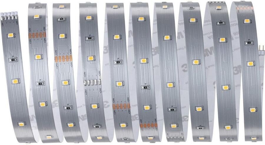 Paulmann Led-strepen MaxLED 250 Basisset 3m IP20 2700K 12W 230 24V zilverkleur (1 stuk) - Foto 4