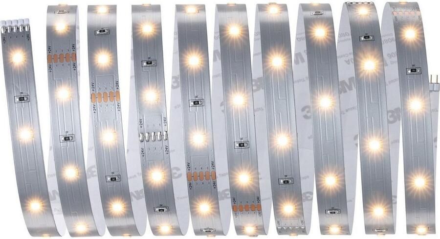 Paulmann Led-strepen MaxLED 250 Basisset 3m IP20 2700K 12W 230 24V zilverkleur (1 stuk) - Foto 5
