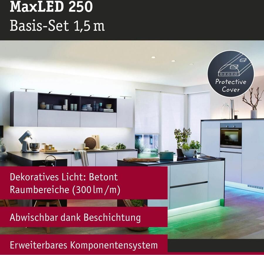 Paulmann Led-strepen MaxLED 250 Basisset Smart Home Zigbee IP44 9W 300l 300lm (1 stuk) - Foto 4