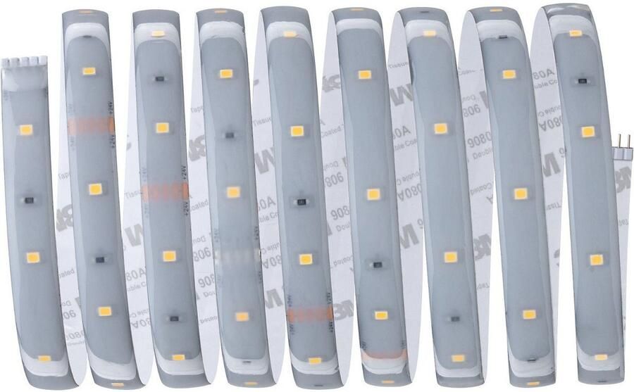 Paulmann Led-strepen MaxLED 250 Stripe 2 5m IP44 Deksel 2700K 10W 24V zilverkleur kunststof (1 stuk) - Foto 4