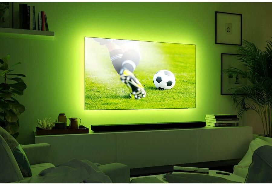 Paulmann Led-strepen MaxLED 250 TV Comfort Basisset 65 Inch 4 3m Dynamisch RGB 22W 234lm m (1 stuk) - Foto 4