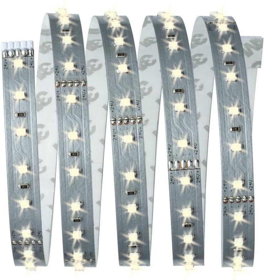 Paulmann Led-strepen MaxLED 500 Basisset 1 5m IP20 2700K 9W 230 24V 20VA zilverkleur (1 stuk) - Foto 9