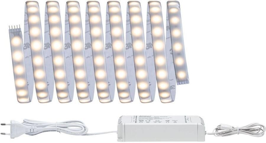 Paulmann Led-strepen MaxLED 500 Basisset 3m 18W 230 24V 36VA zilverkleur kunststof (1 stuk) - Foto 9