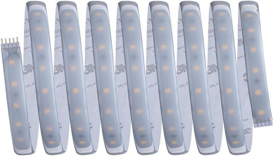 Paulmann Led-strepen MaxLED 500 Basisset 3m 18W 230 24V 36VA zilverkleur kunststof (1 stuk) - Foto 8