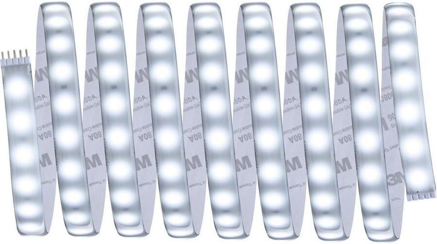 Paulmann Led-strepen MaxLED 500 Basisset 3m Daylight 18W 230 24V 36VA zilverkleur kunststof (1 stuk) - Foto 5
