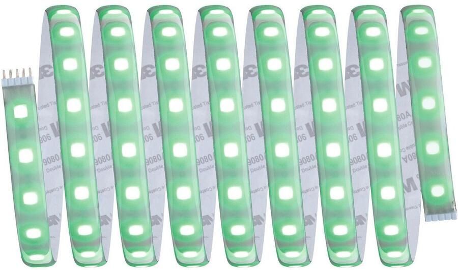 Paulmann Led-strepen MaxLED 500 Basisset 3m Deksel 3000K 36W 230 24V 60VA zilverkleur kunststof (1 stuk) - Foto 6