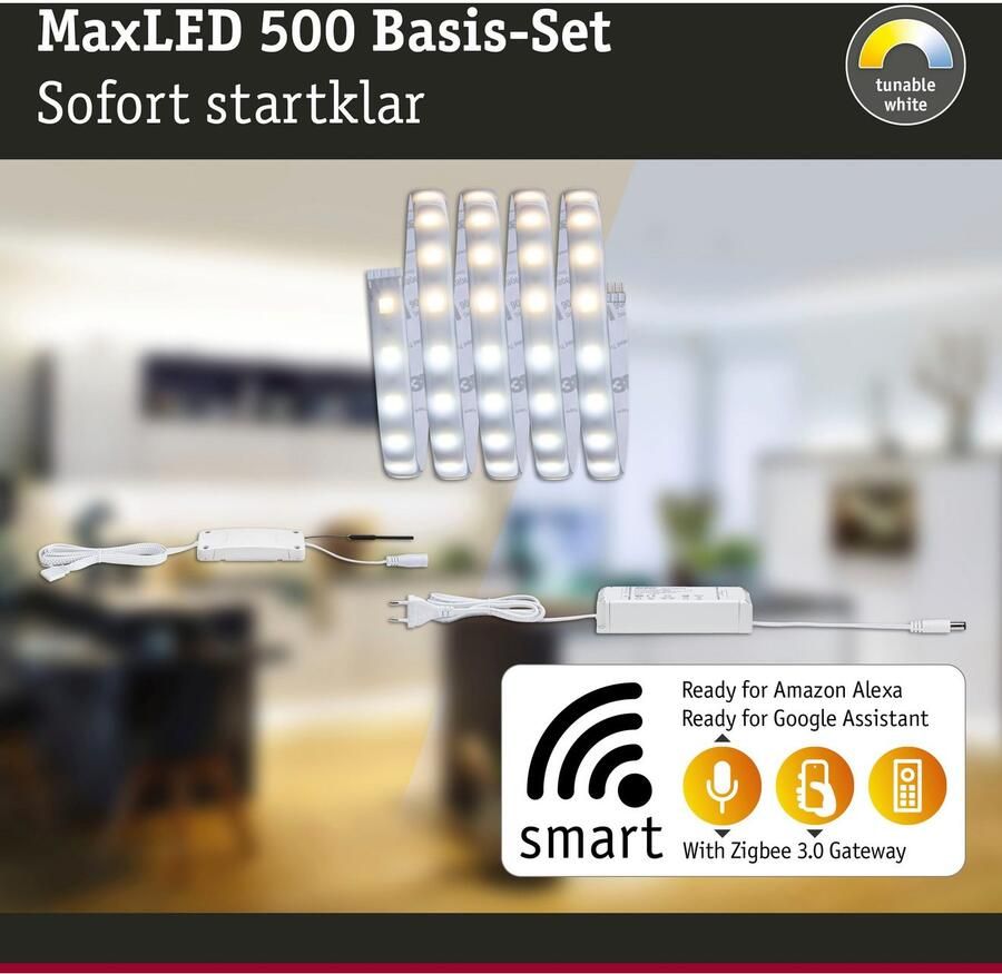 Paulmann Led-strepen MaxLED 500 Basisset Smart Home Zigbee (1 stuk) - Foto 2
