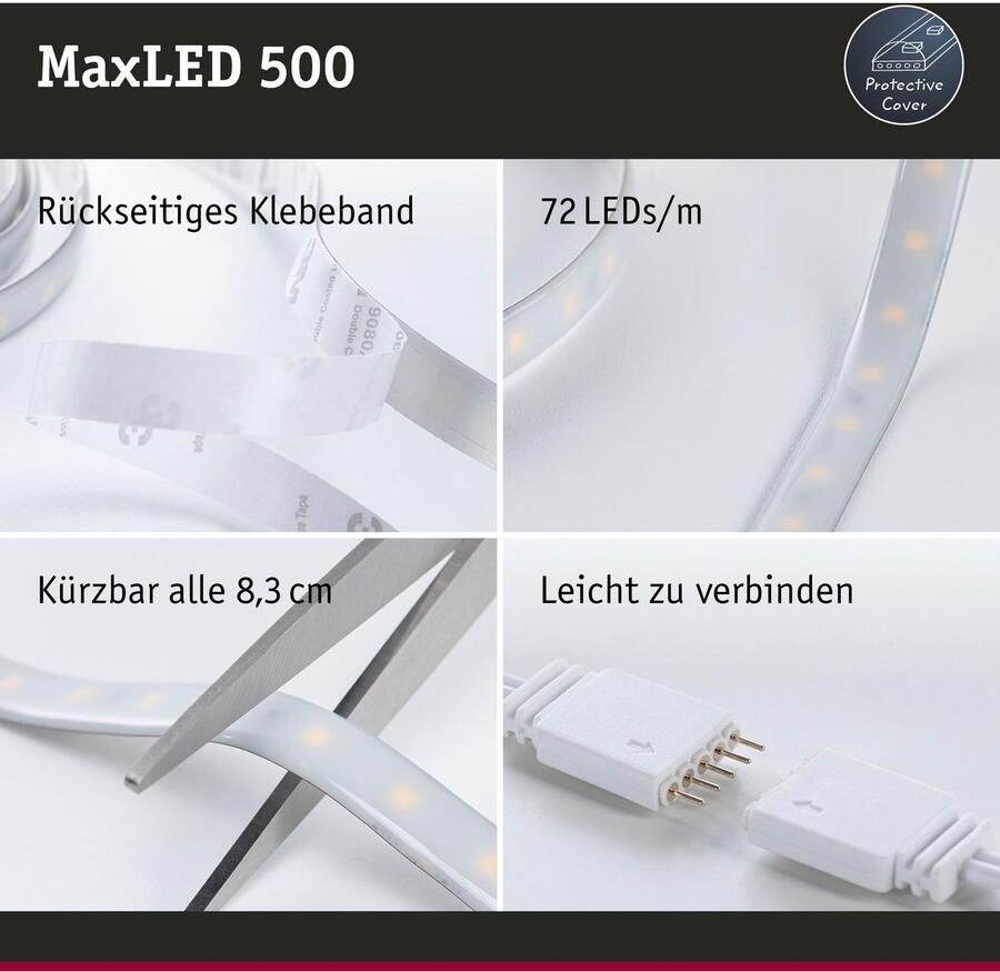 Paulmann Led-strepen MaxLED 500 Basisset Smart Home Zigbee (1 stuk)
