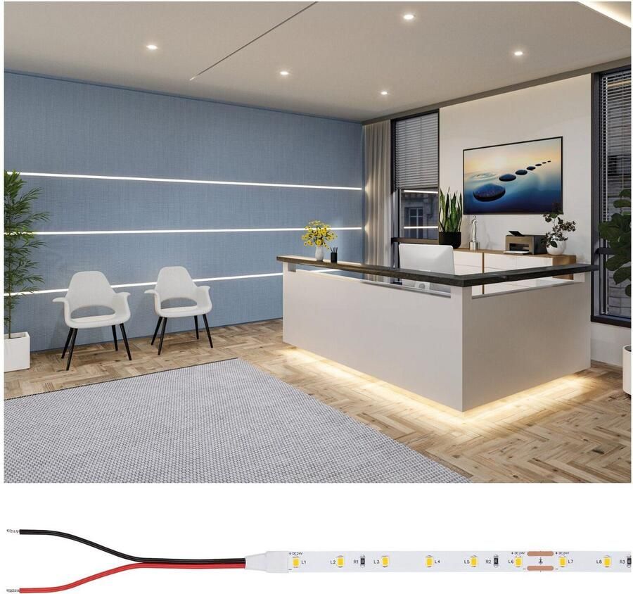 Paulmann Led-strepen Pro Strip Gold P25 5m 927 IP20 24V DC 22W (1 stuk) - Foto 5