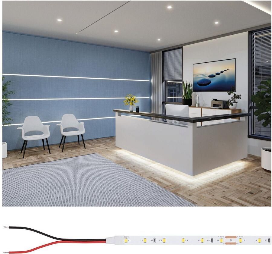 Paulmann Led-strepen Pro Strip Gold P25 5m 940 IP20 24V DC 22W (1 stuk) - Foto 6