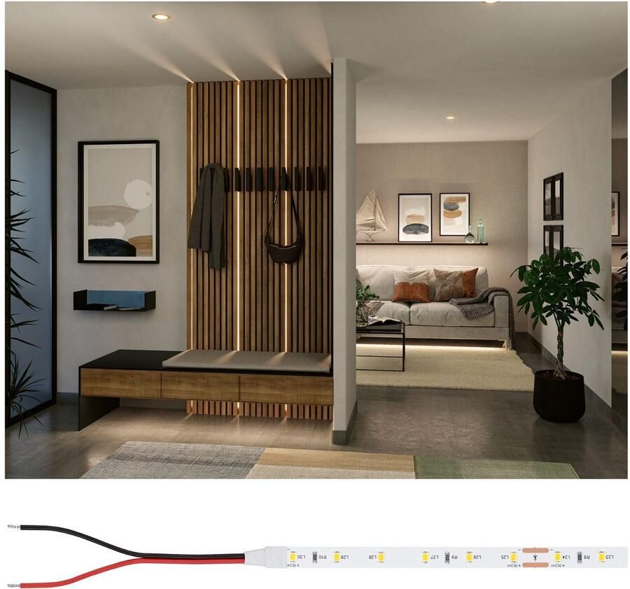 Paulmann Led-strepen Pro Strip Silver P25 5m 830 IP20 24V DC 20W (1 stuk) - Foto 5