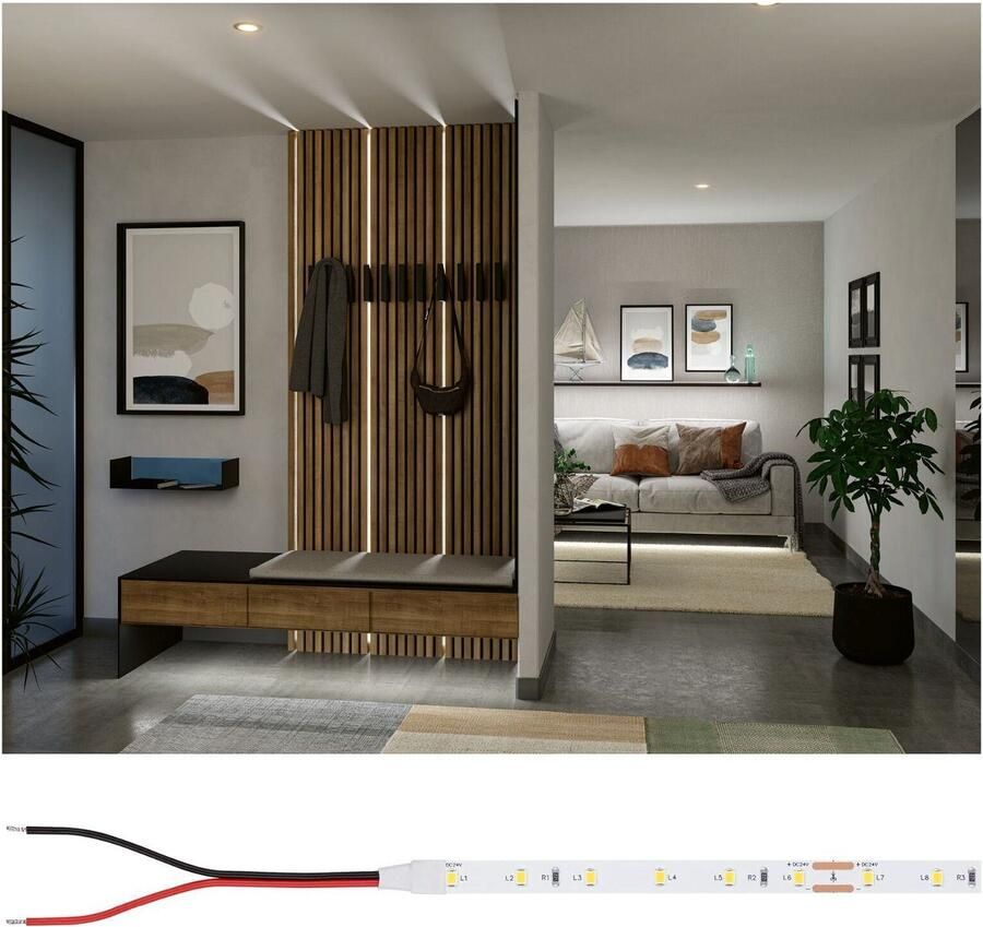 Paulmann Led-strepen Pro Strip Silver P25 5m 840 IP20 24V DC 20W (1 stuk) - Foto 5