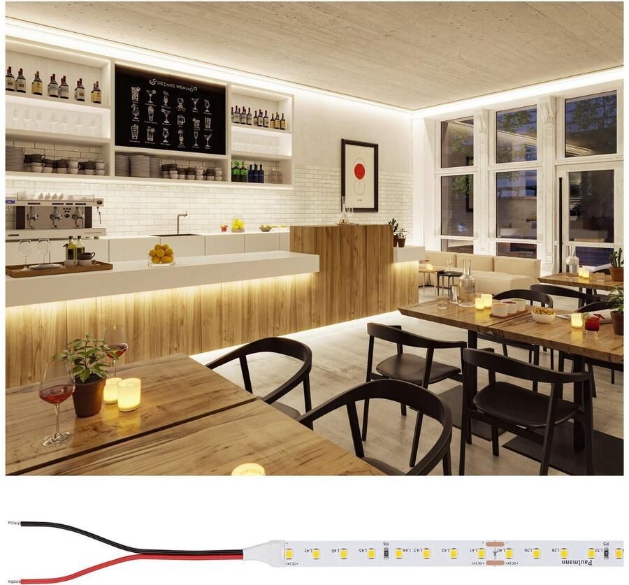 Paulmann Led-strepen Pro Strip Silver P75 10m 830 IP20 24V DC 42W - Foto 5