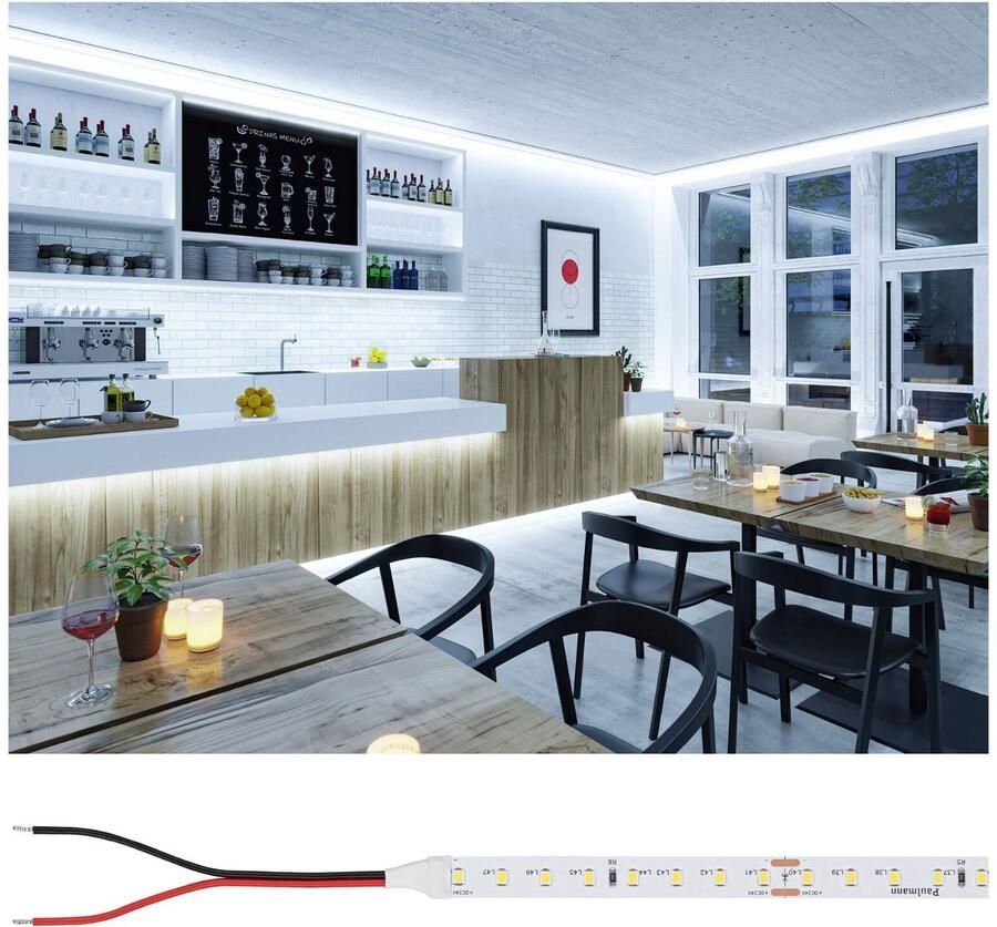 Paulmann Led-strepen Pro Strip Silver P75 10m 865 IP20 24V DC 42W - Foto 6
