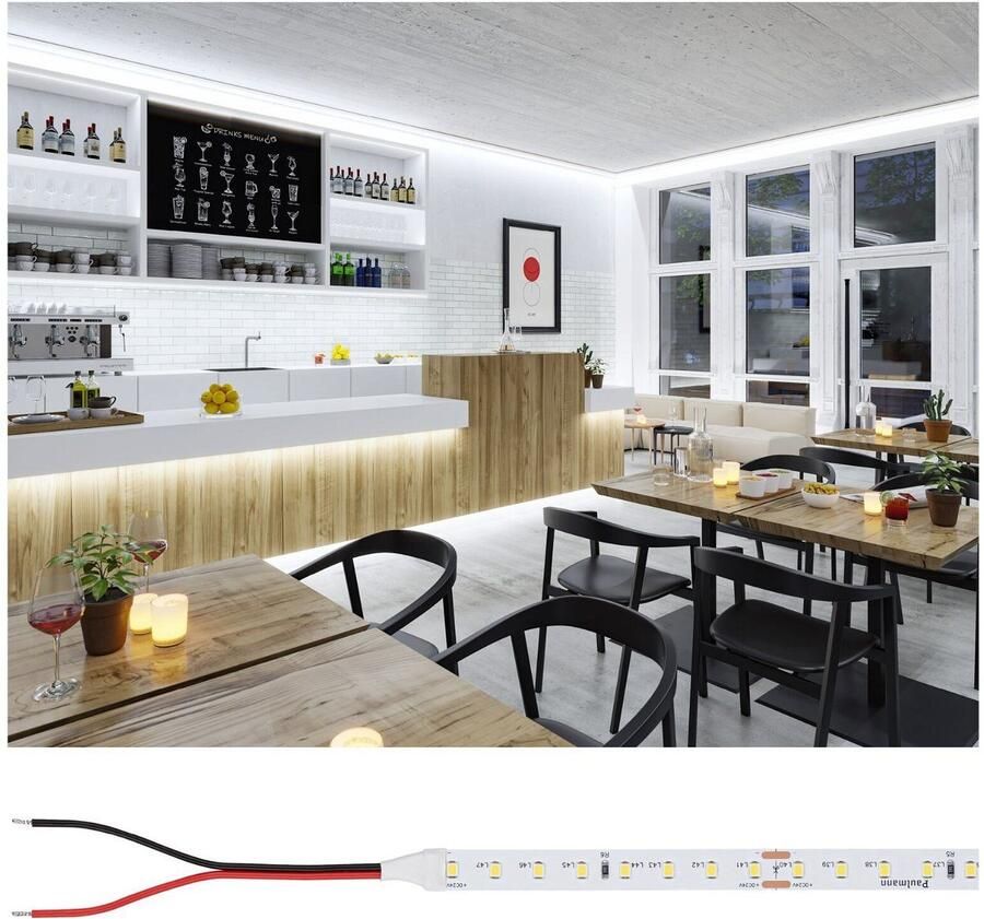 Paulmann Led-strepen Pro Strip Silver P75 5m 840 IP20 24V DC 23W (1 stuk) - Foto 5