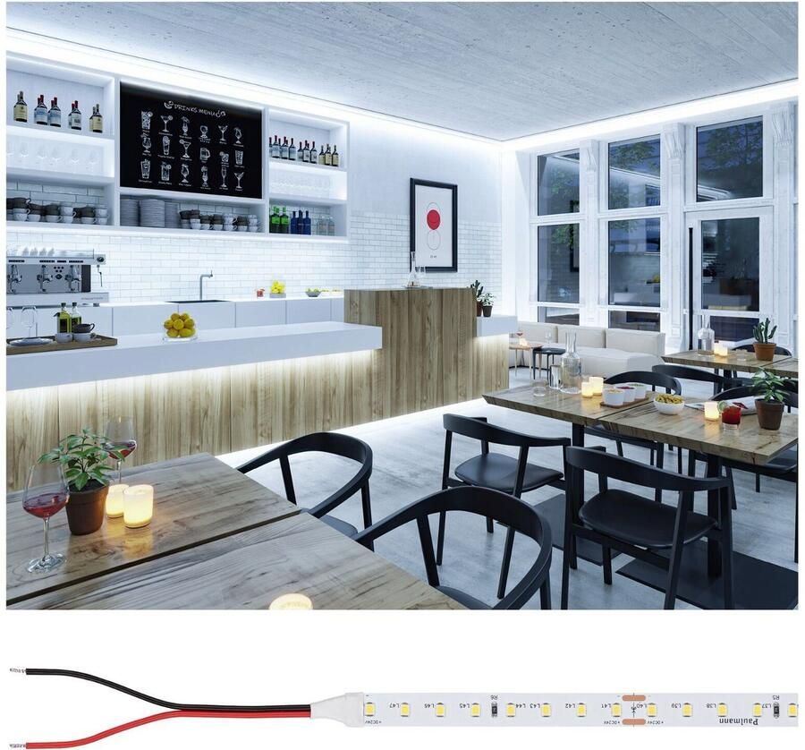 Paulmann Led-strepen Pro Strip Silver P75 5m 865 IP20 24V DC 23W (1 stuk) - Foto 6