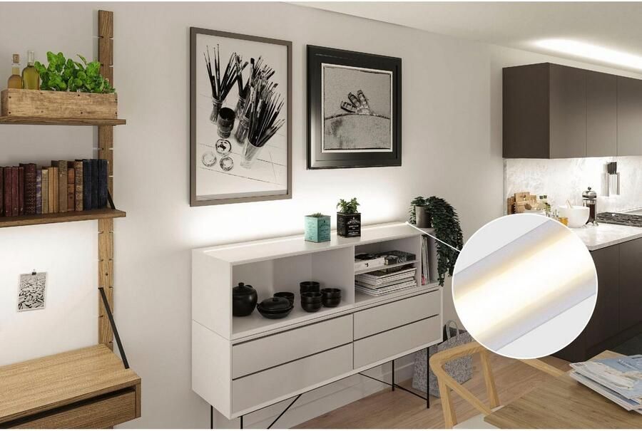 Paulmann Led-strepen SimpLED Full-Line COB Basisset 3m 11W Warmwit 1500lm 3000K (1 stuk) - Foto 4