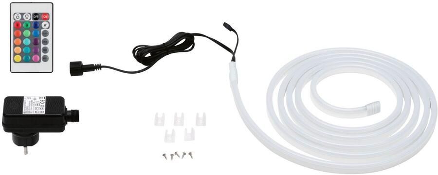 Paulmann Led-strepen SimpLED Outdoor Basisset 3m IP44 19 5W 38lm m RGB gecoat (1 stuk) - Foto 5