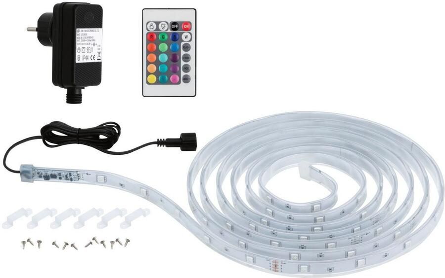Paulmann Led-strepen SimpLED Outdoor Basisset 3m IP44 8 5W 52lm m RGB gecoat (1 stuk) - Foto 5