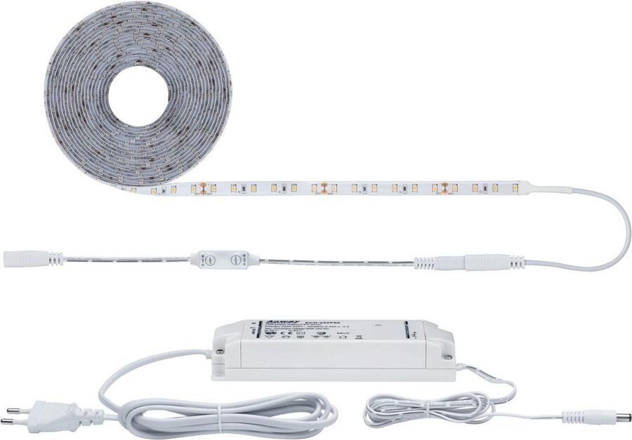 Paulmann Led-strepen SimpLED Power Set 5m 50W 230 24V DC wit Kunststof (1 stuk) - Foto 7
