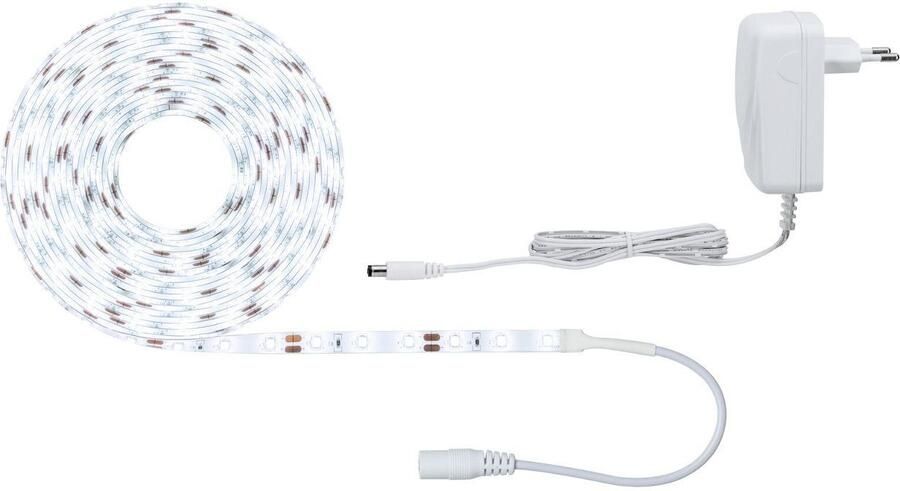 Paulmann Led-strepen SimpLED Stripe Set 5m 17W 230 12V DC Wit Metaal Kunststof. (1 stuk) - Foto 5