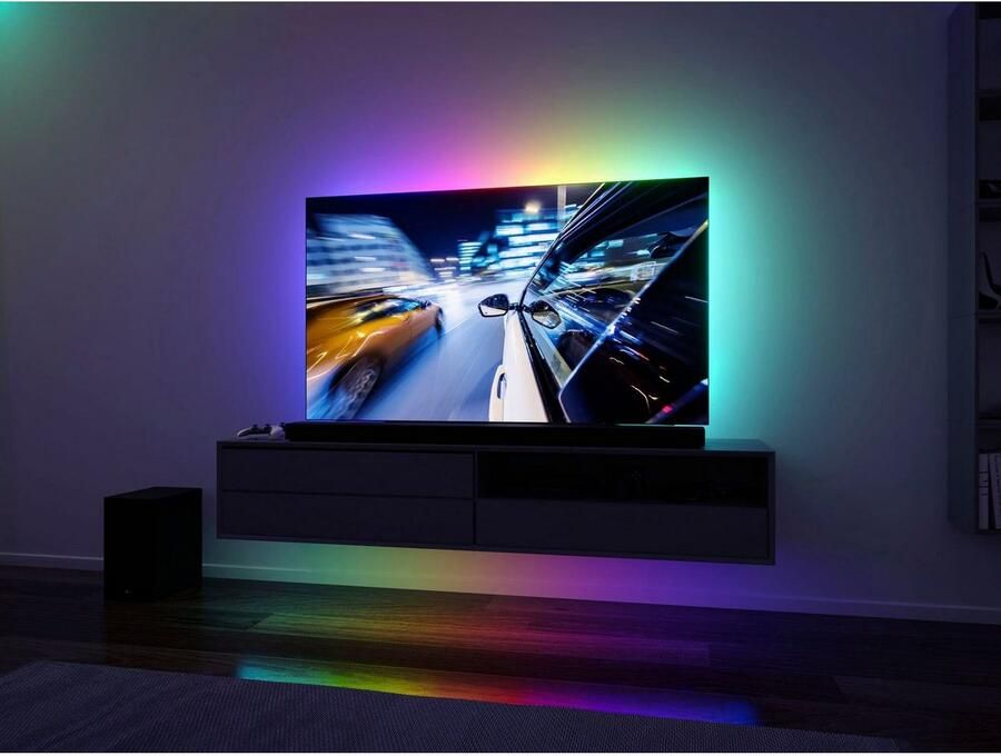Paulmann Led-strepen USB LED Strip TV-Verlichting 75 Inch 3 1m Dynamic Rainbow RGB 5W (1 stuk) - Foto 10