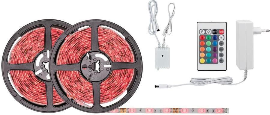 Paulmann Led-strip SimpLED 10m RGB kleurrijk dimbaar Set gecoat 28W (1 stuk) - Foto 4