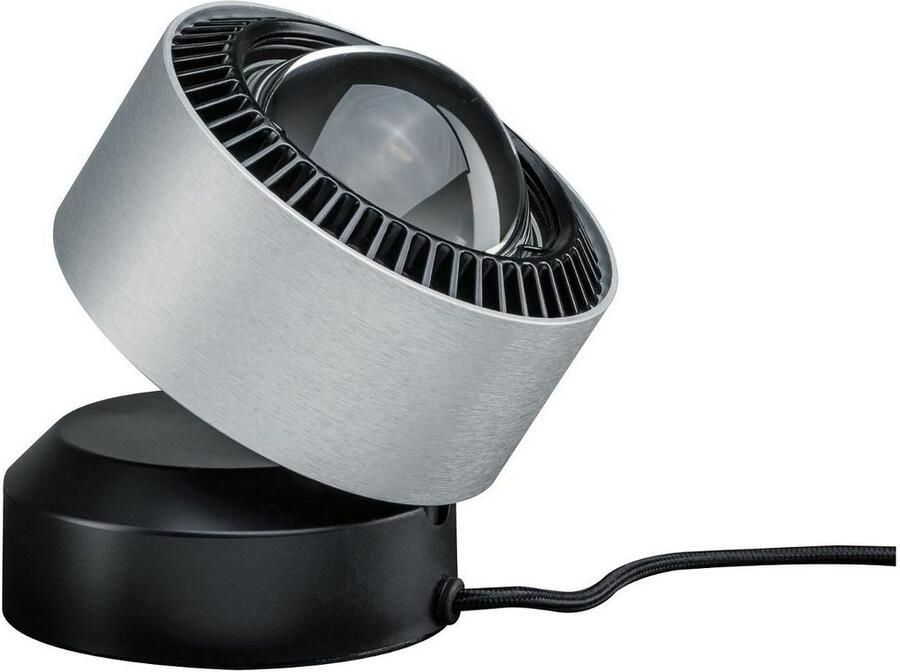 Paulmann Led-tafellamp Aldan 1x3 5W zwart alu geborsteld 230V aluminium (1 stuk) - Foto 6