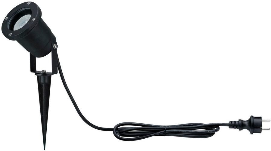 Paulmann Led-tuinlamp Buiten 230V Tuin Spot IP65 GU10 3 5W 230V Zwart Aluminium (1 stuk) - Foto 5