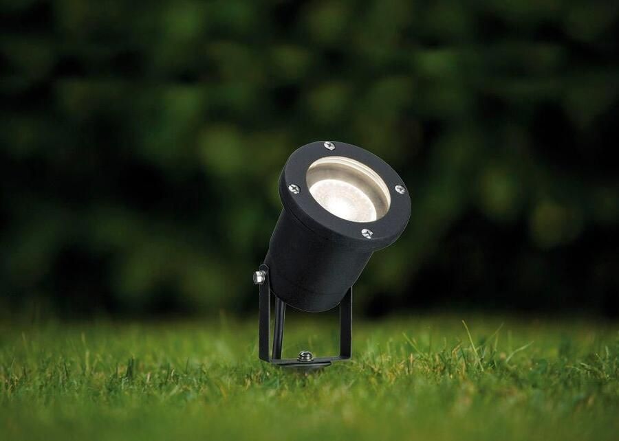 Paulmann Led-tuinlamp Buiten 230V Tuin Spot IP65 GU10 3 5W 230V Zwart Aluminium (1 stuk) - Foto 2