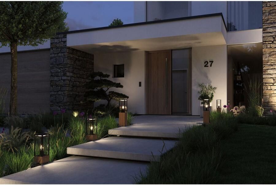 Paulmann Led-bolderlamp Plug & Shine Venea Enkel lamp IP44 1900K 2W Hout (1 stuk) - Foto 4