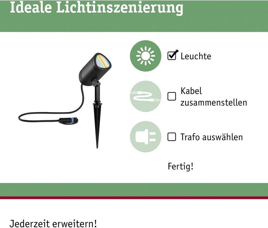 Paulmann Led-tuinlamp Plug & Shine Spot Shira - Foto 4