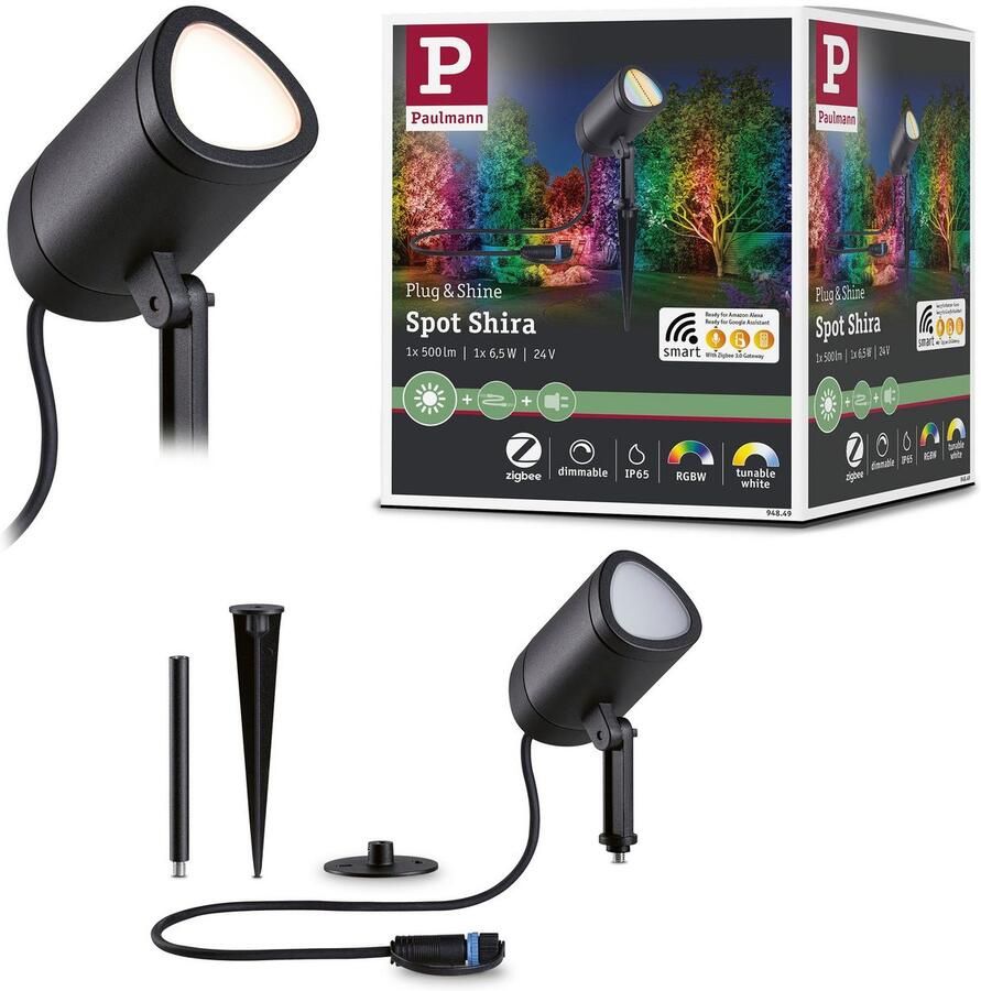 Paulmann Led-tuinlamp Plug & Shine Spot Shira