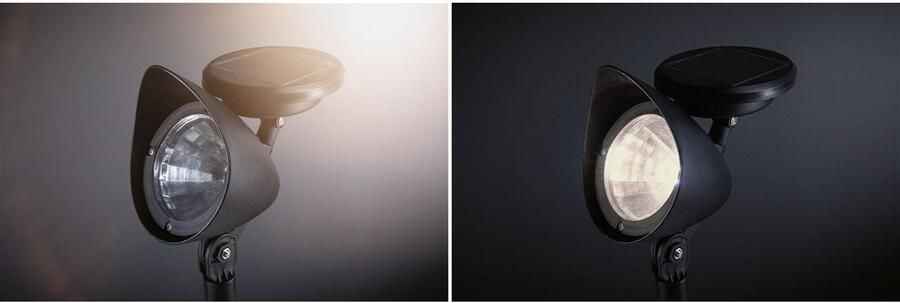 Paulmann Led-tuinlamp Solar Spot Solena IP44 3000K 2lm Zwart (1 stuk) - Foto 4