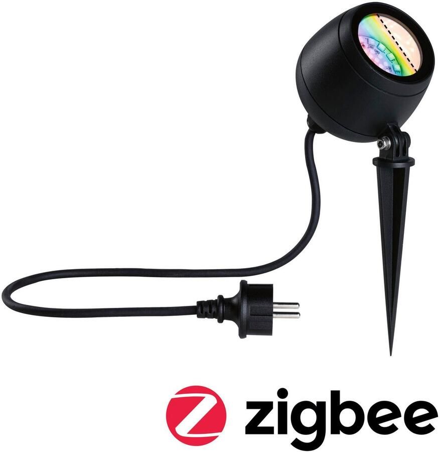 Paulmann Led-tuinverlichting Buiten 230V Spot Kikolo RGBW ZigBee (1 stuk)