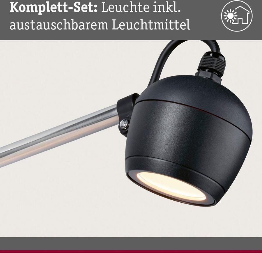 Paulmann Led-tuinverlichting Buiten 230V Wand Kikolo Insect friendly ZigBee (1 stuk) - Foto 2