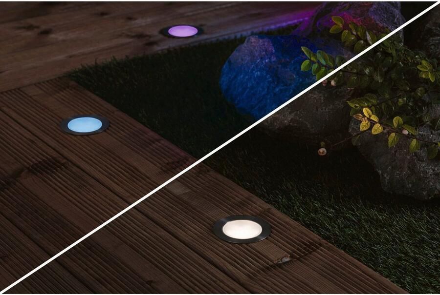 Paulmann Led-tuinverlichting Buiten Plug & Shine Inbouwlamp Vloer RGBW IP67 ZigBee (1 stuk) - Foto 6