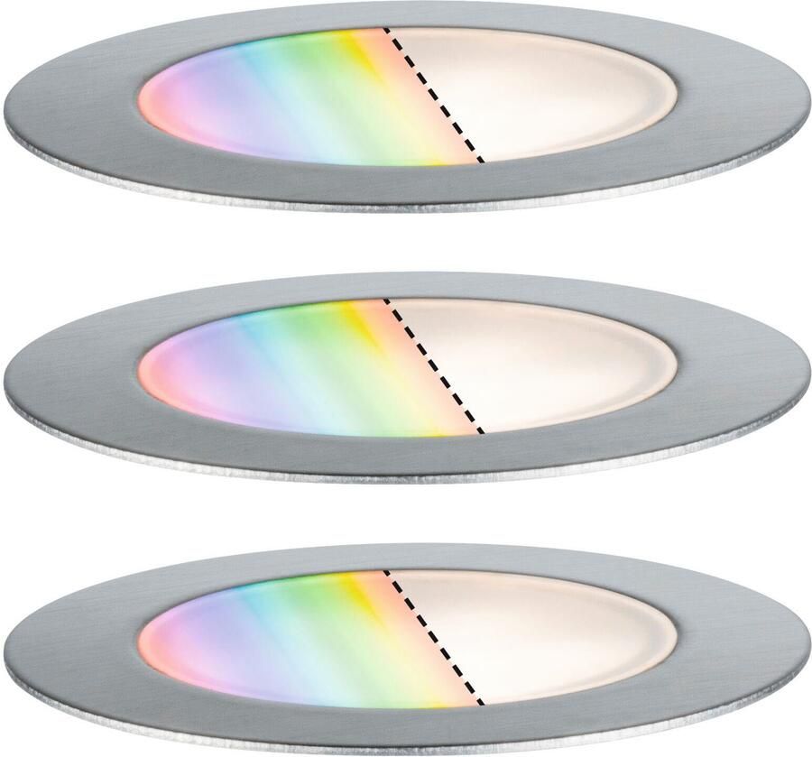 Paulmann Led-tuinverlichting Buiten Plug & Shine Inbouwlamp Vloer Set RGBW IP67 ZigBee (1 stuk) - Foto 7
