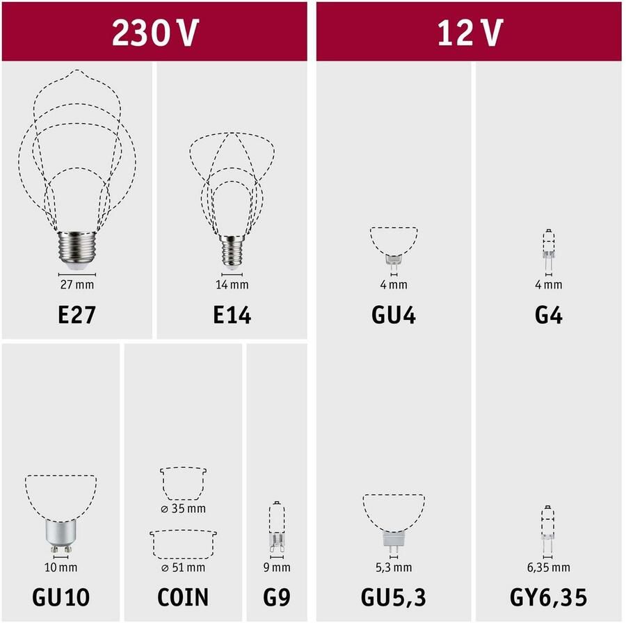 Paulmann Led-verlichting 230V LED Globe G95 600lm 6 5W 2700K zwart mat (1 stuk) - Foto 2