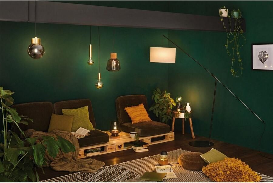 Paulmann Tafellamp Neordic Vala max1x20W E27 Geborsteld messing Zwart 230V Metaal Marmer (1 stuk) - Foto 4