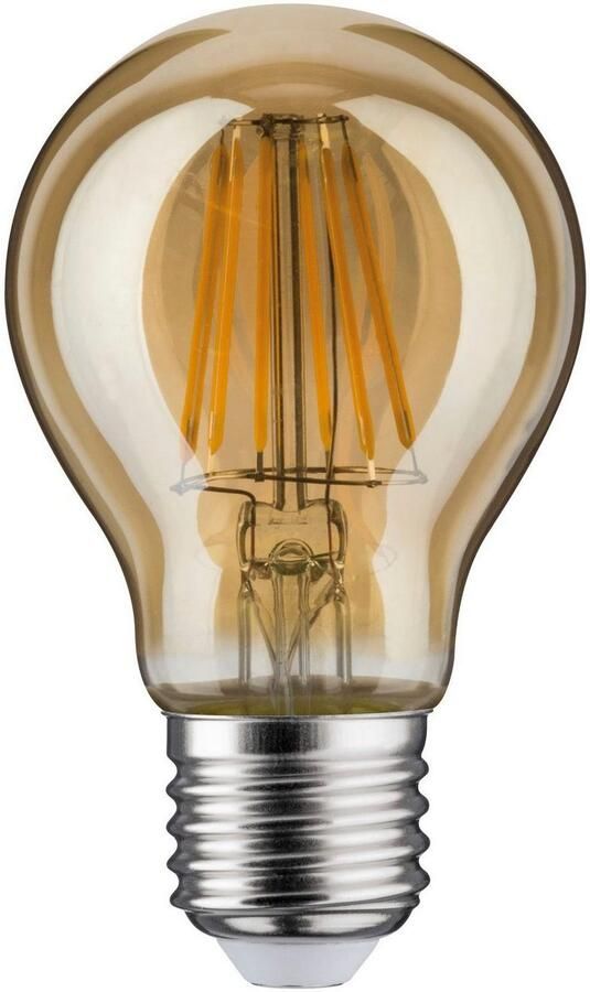 Paulmann Led-verlichting E27 goudkleurig licht dimbaar vintage AGL 6W dimbaar vintage AGL 6W (1 stuk)
