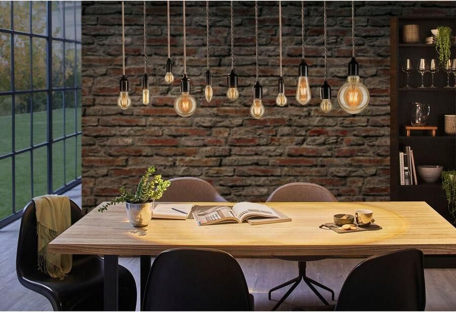 Paulmann Led-verlichting E27 goudkleurig licht dimbaar vintage AGL 6W dimbaar vintage AGL 6W (1 stuk) - Foto 6