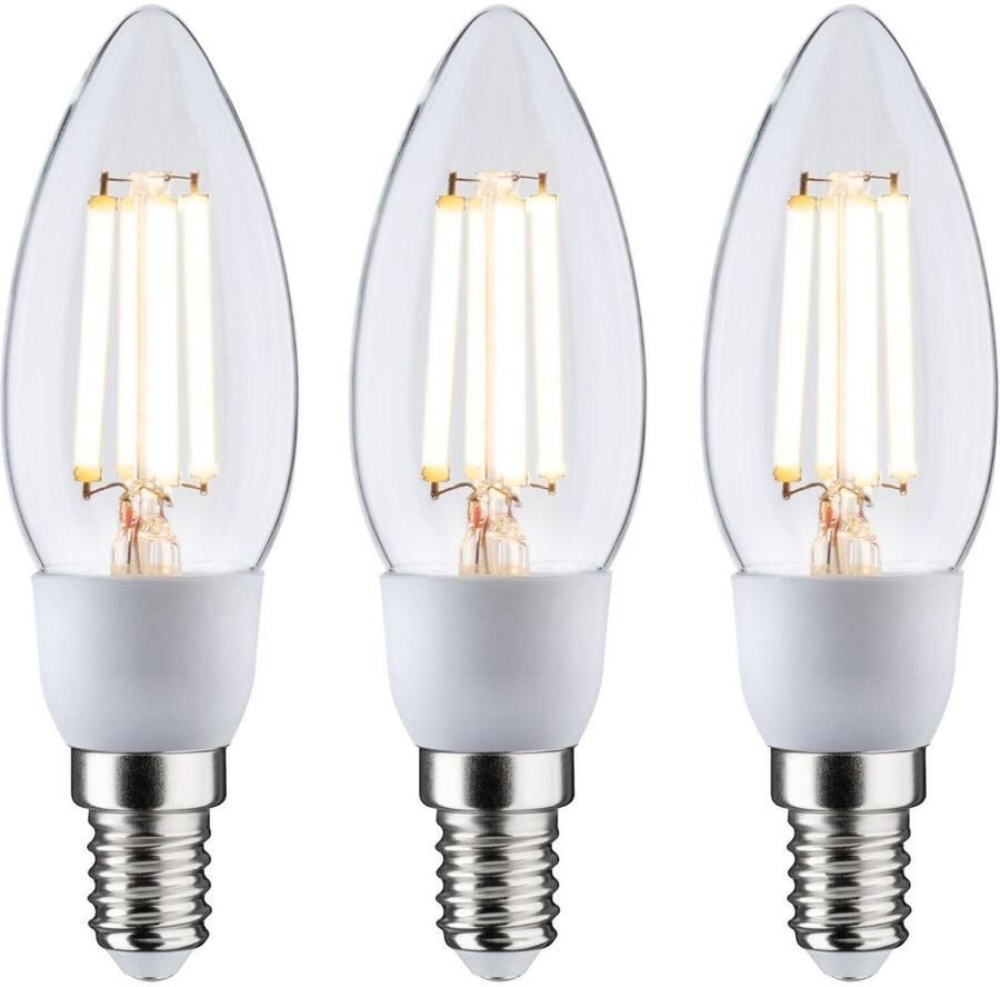 Paulmann Led-verlichting Eco-Line 3-pack kaars 525lm 2 5W 3000K helder 230V - Foto 8