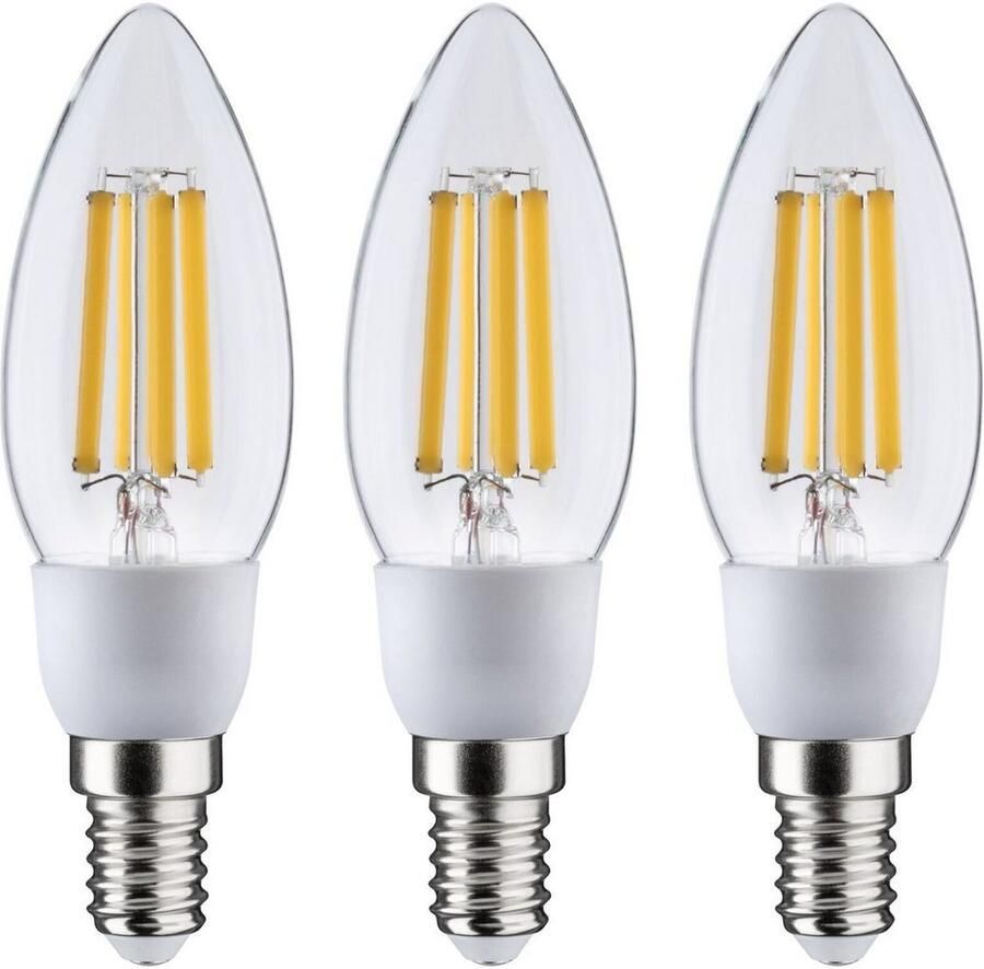 Paulmann Led-verlichting Eco-Line 3-pack kaars 525lm 2 5W 3000K helder 230V - Foto 2