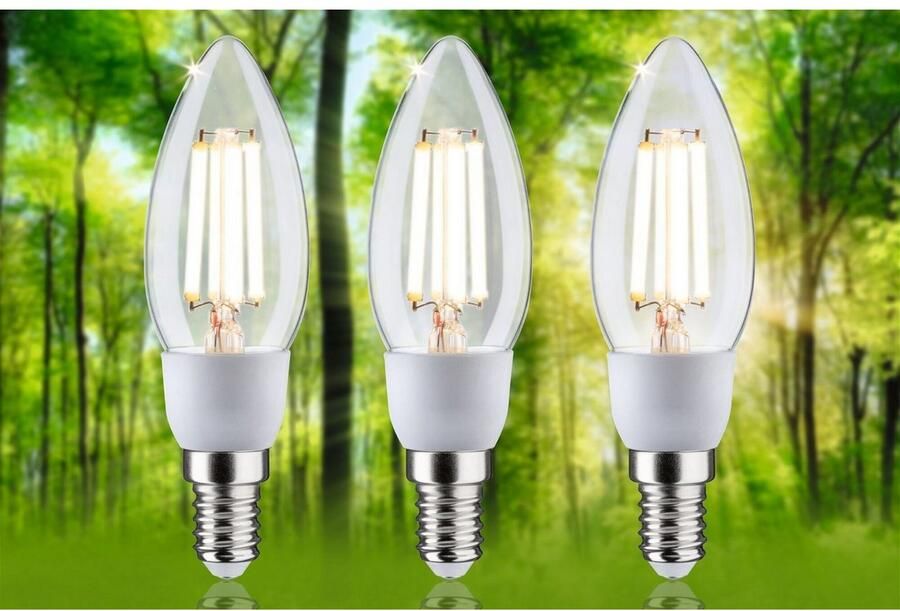 Paulmann Led-verlichting Eco-Line 3-pack kaars 525lm 2 5W 3000K helder 230V - Foto 4